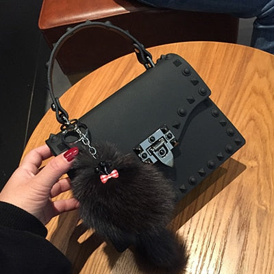 Trendy Handbag With Spikes