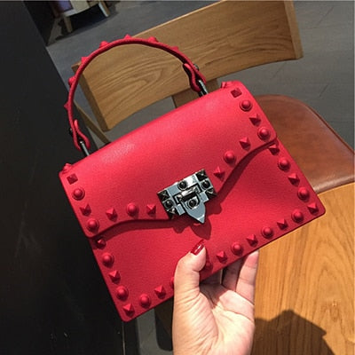 Trendy Handbag With Spikes