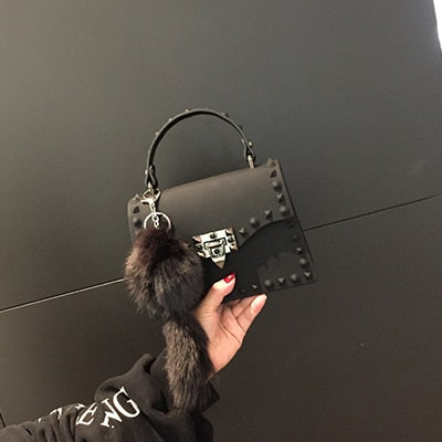 Trendy Handbag With Spikes