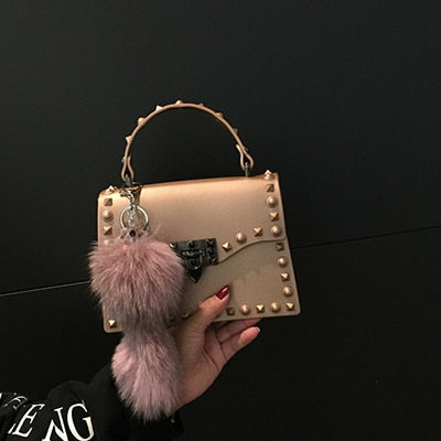 Trendy Handbag With Spikes