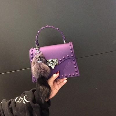 Trendy Handbag With Spikes