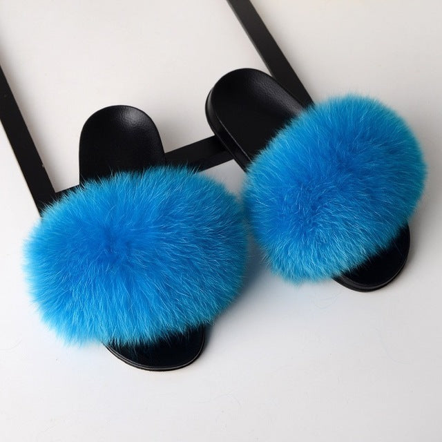 Fur Flip Flops