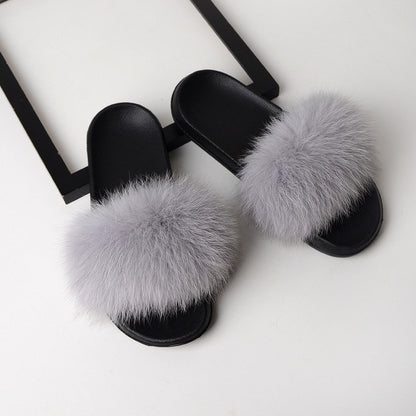 Fur Flip Flops