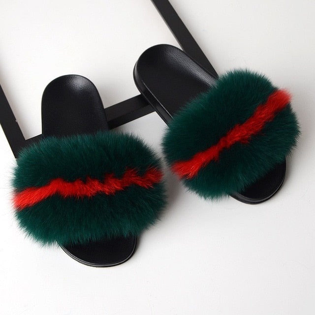 Fur Flip Flops