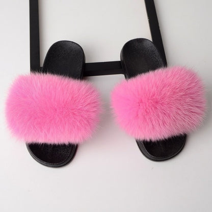 Fur Flip Flops