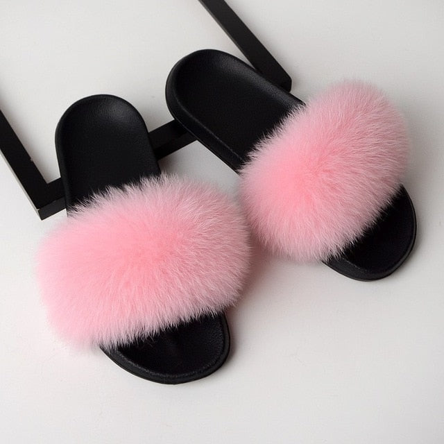 Fur Flip Flops