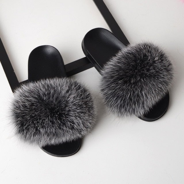 Fur Flip Flops