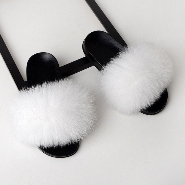 Fur Flip Flops