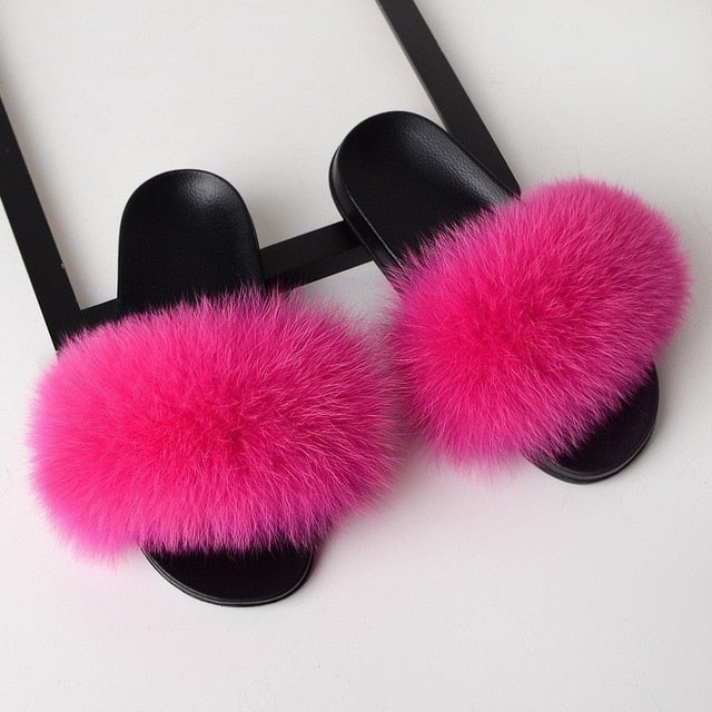 Fur Flip Flops