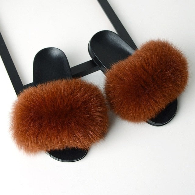 Fur Flip Flops